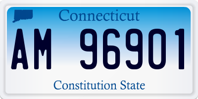 CT license plate AM96901