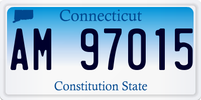 CT license plate AM97015