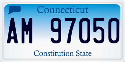 CT license plate AM97050