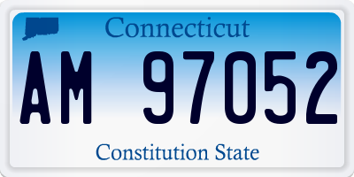 CT license plate AM97052