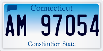 CT license plate AM97054