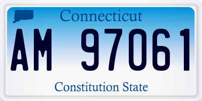 CT license plate AM97061