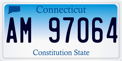 CT license plate AM97064