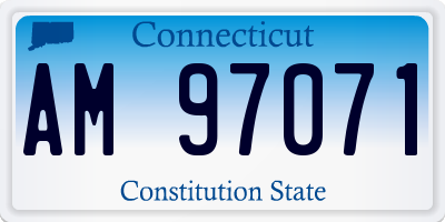 CT license plate AM97071