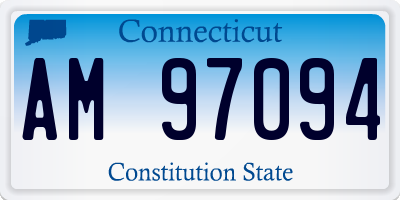 CT license plate AM97094