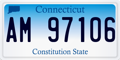 CT license plate AM97106