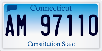 CT license plate AM97110