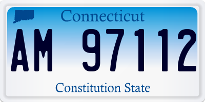CT license plate AM97112