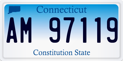 CT license plate AM97119