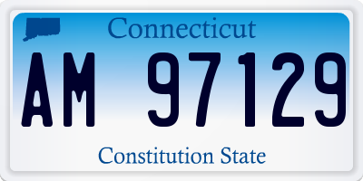 CT license plate AM97129