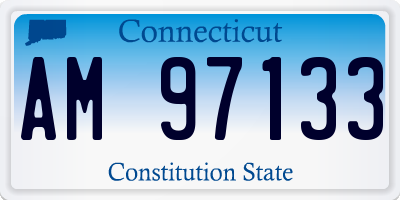 CT license plate AM97133