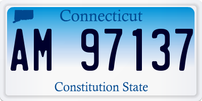 CT license plate AM97137