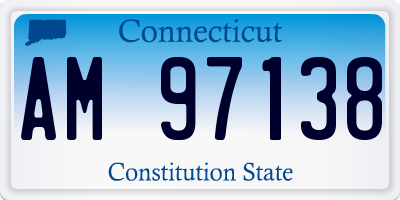 CT license plate AM97138