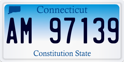CT license plate AM97139