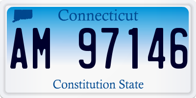 CT license plate AM97146