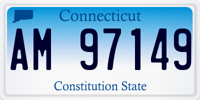 CT license plate AM97149
