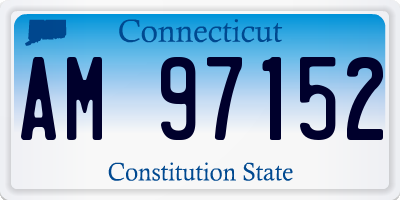 CT license plate AM97152
