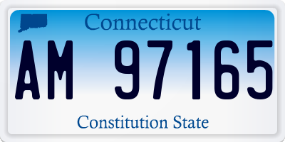 CT license plate AM97165