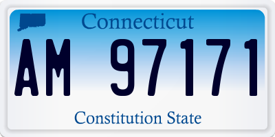 CT license plate AM97171