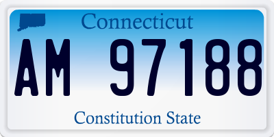 CT license plate AM97188