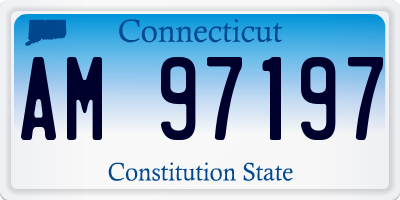 CT license plate AM97197