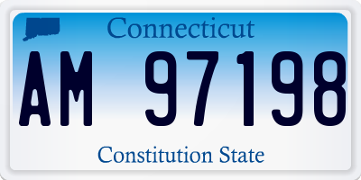 CT license plate AM97198