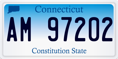 CT license plate AM97202