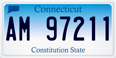 CT license plate AM97211