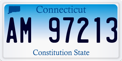 CT license plate AM97213