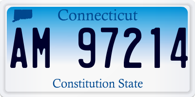 CT license plate AM97214