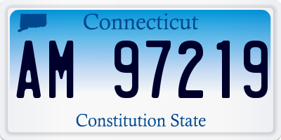 CT license plate AM97219