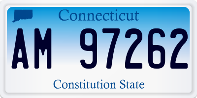 CT license plate AM97262