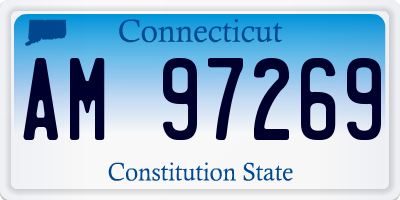 CT license plate AM97269