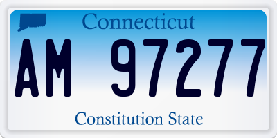 CT license plate AM97277
