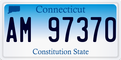 CT license plate AM97370