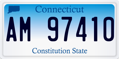 CT license plate AM97410