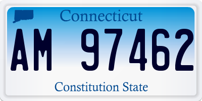 CT license plate AM97462