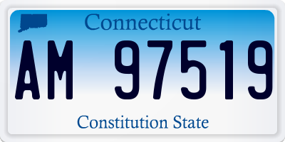 CT license plate AM97519