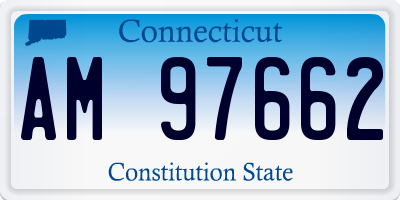 CT license plate AM97662