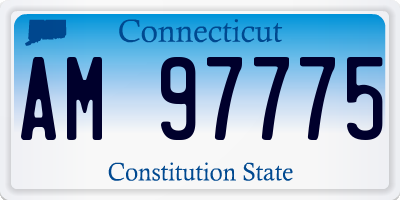 CT license plate AM97775