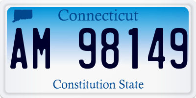 CT license plate AM98149