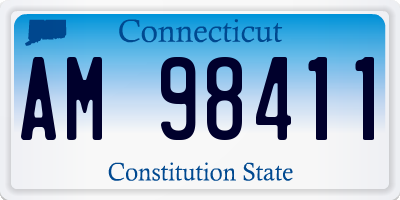 CT license plate AM98411