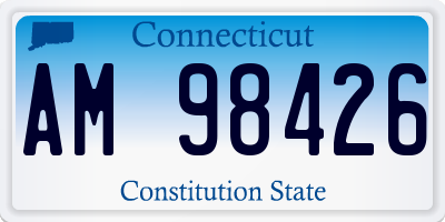 CT license plate AM98426