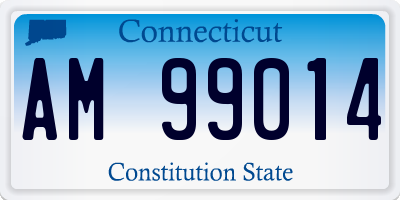 CT license plate AM99014