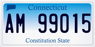 CT license plate AM99015