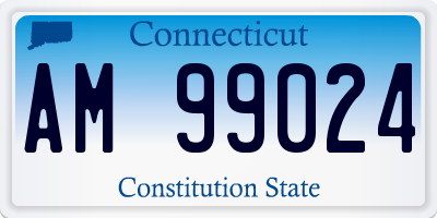 CT license plate AM99024