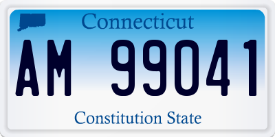 CT license plate AM99041