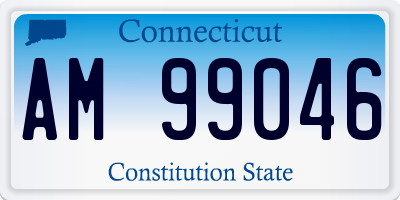 CT license plate AM99046