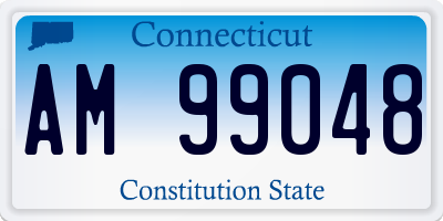 CT license plate AM99048