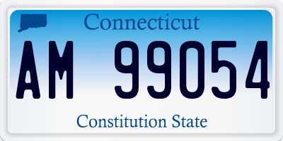 CT license plate AM99054